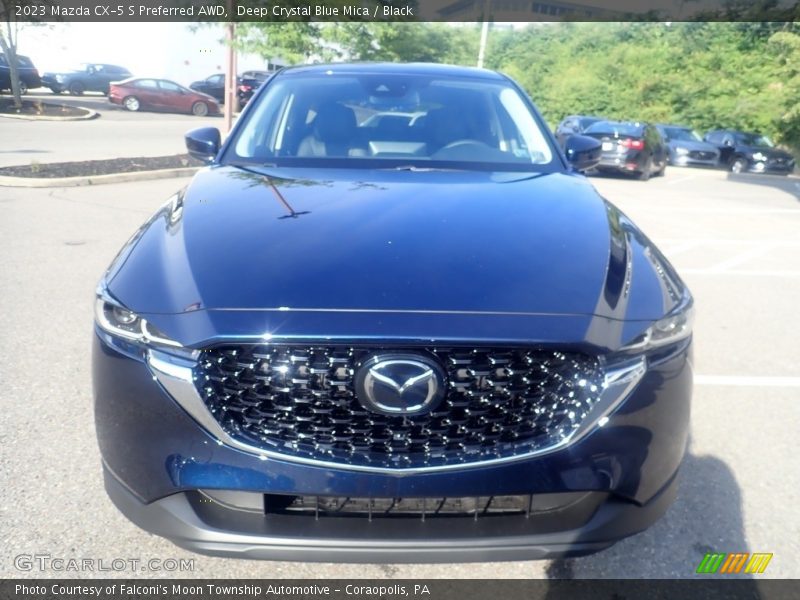 Deep Crystal Blue Mica / Black 2023 Mazda CX-5 S Preferred AWD