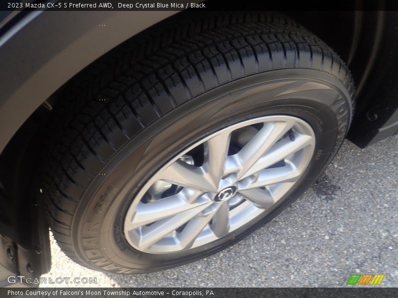 Deep Crystal Blue Mica / Black 2023 Mazda CX-5 S Preferred AWD
