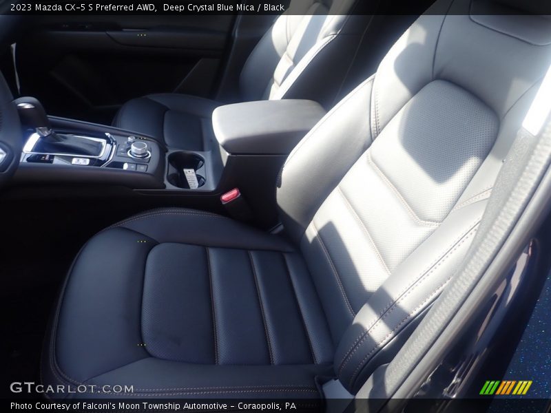 Deep Crystal Blue Mica / Black 2023 Mazda CX-5 S Preferred AWD