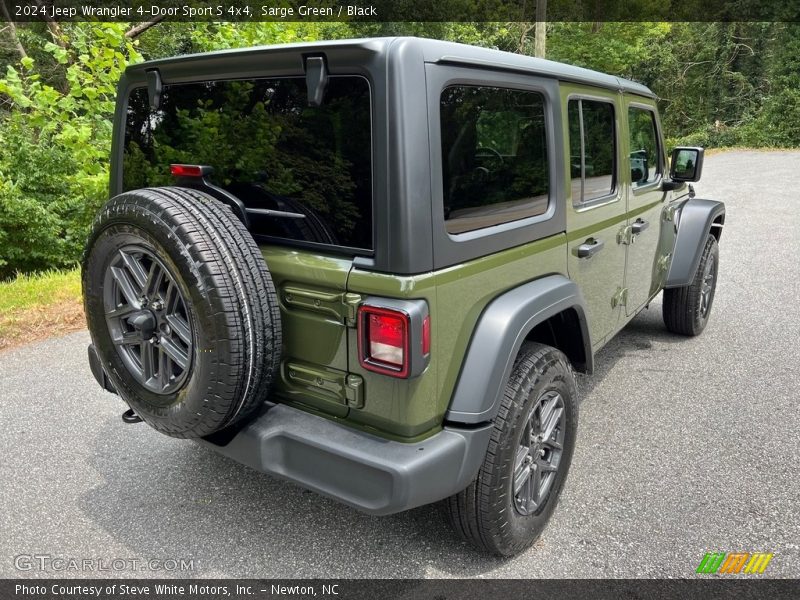 Sarge Green / Black 2024 Jeep Wrangler 4-Door Sport S 4x4