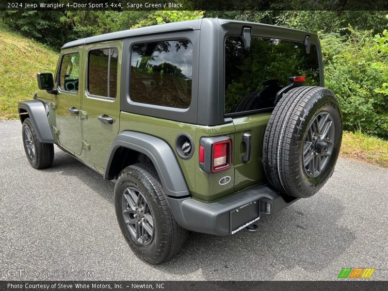 Sarge Green / Black 2024 Jeep Wrangler 4-Door Sport S 4x4