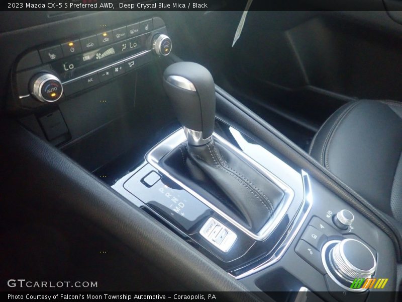 Deep Crystal Blue Mica / Black 2023 Mazda CX-5 S Preferred AWD