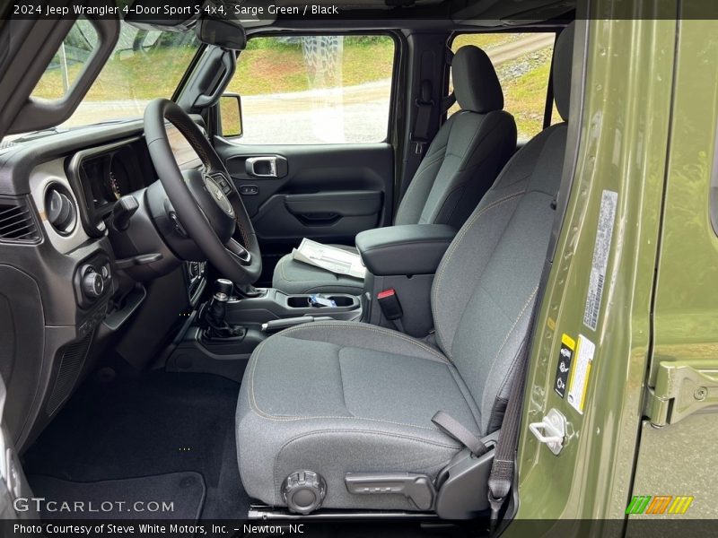 Sarge Green / Black 2024 Jeep Wrangler 4-Door Sport S 4x4