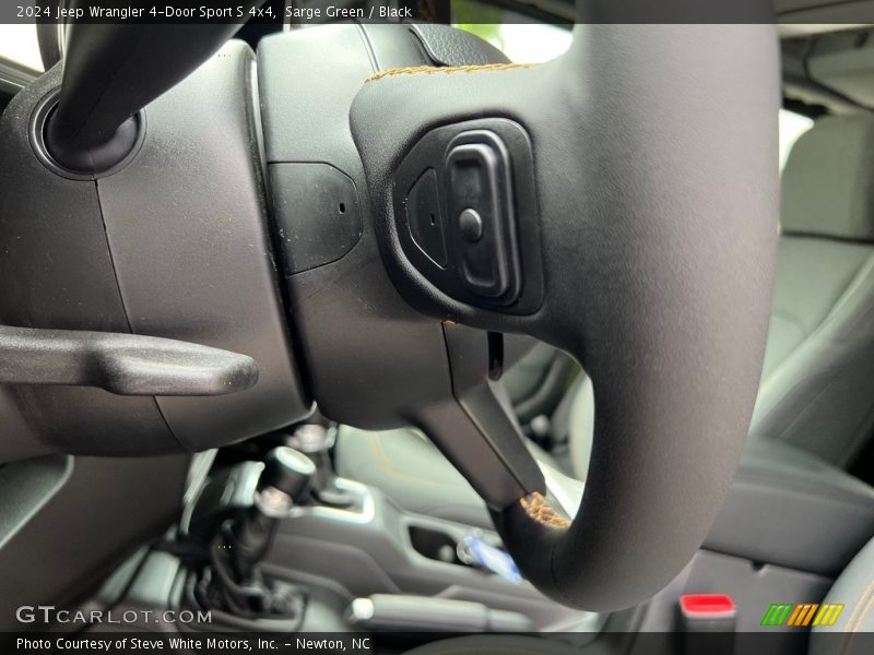 Sarge Green / Black 2024 Jeep Wrangler 4-Door Sport S 4x4