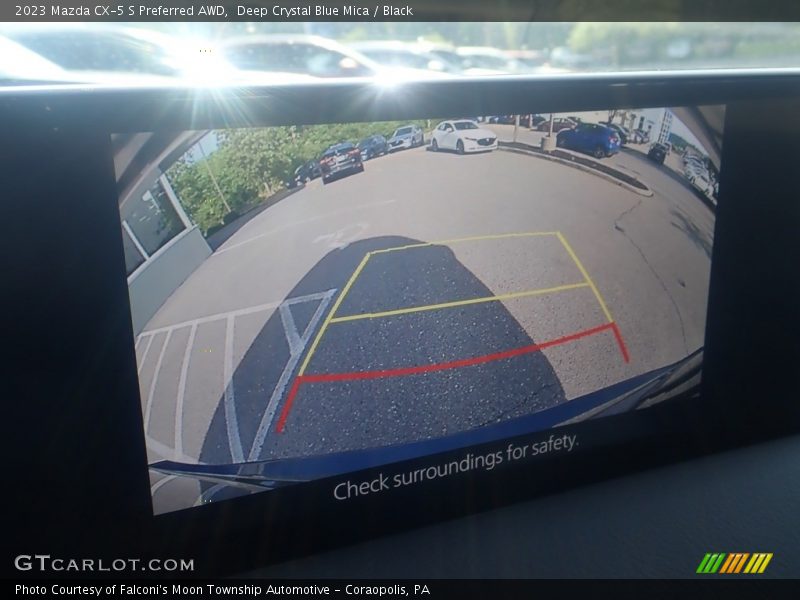 Deep Crystal Blue Mica / Black 2023 Mazda CX-5 S Preferred AWD
