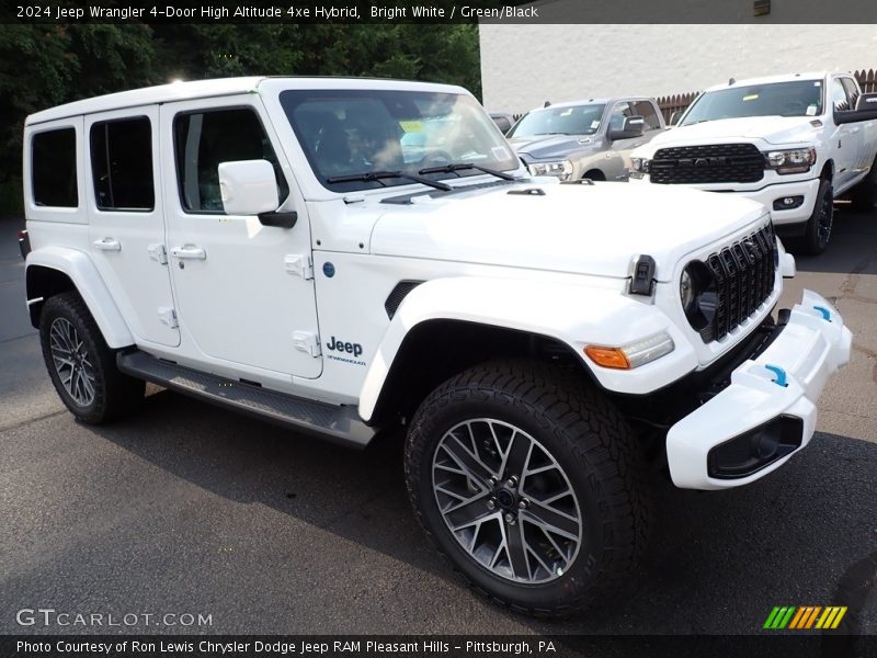 Front 3/4 View of 2024 Wrangler 4-Door High Altitude 4xe Hybrid