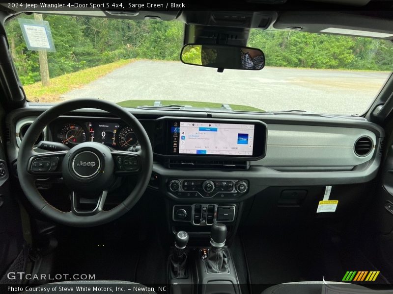 Sarge Green / Black 2024 Jeep Wrangler 4-Door Sport S 4x4