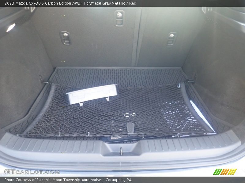 Polymetal Gray Metallic / Red 2023 Mazda CX-30 S Carbon Edition AWD