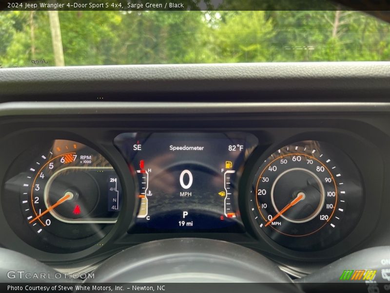 Sarge Green / Black 2024 Jeep Wrangler 4-Door Sport S 4x4