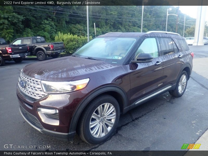 Burgundy Velvet / Sandstone 2022 Ford Explorer Limited 4WD