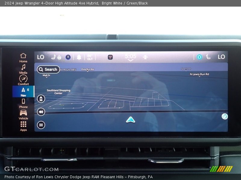 Bright White / Green/Black 2024 Jeep Wrangler 4-Door High Altitude 4xe Hybrid