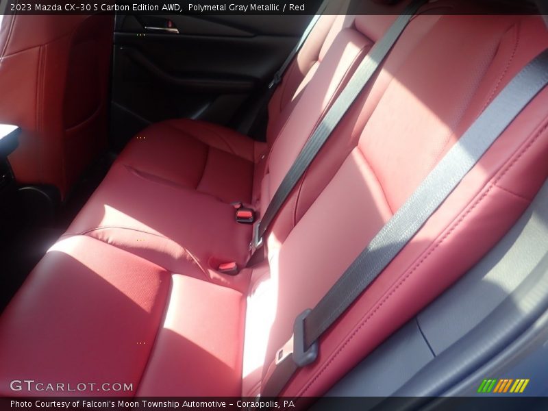 Polymetal Gray Metallic / Red 2023 Mazda CX-30 S Carbon Edition AWD