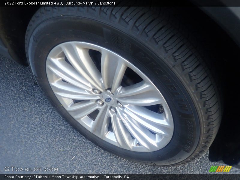 Burgundy Velvet / Sandstone 2022 Ford Explorer Limited 4WD