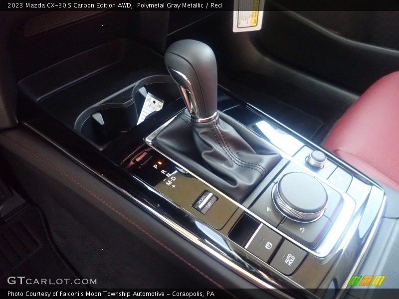 Polymetal Gray Metallic / Red 2023 Mazda CX-30 S Carbon Edition AWD