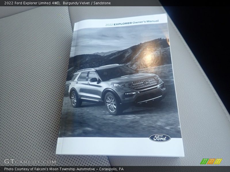 Burgundy Velvet / Sandstone 2022 Ford Explorer Limited 4WD