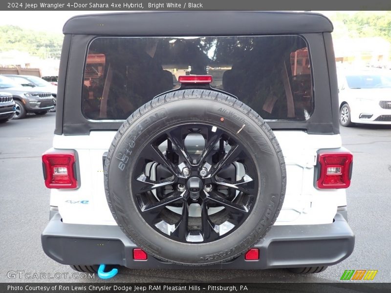 Bright White / Black 2024 Jeep Wrangler 4-Door Sahara 4xe Hybrid