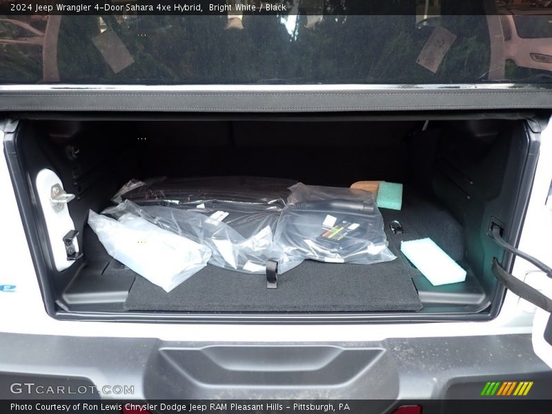 Bright White / Black 2024 Jeep Wrangler 4-Door Sahara 4xe Hybrid