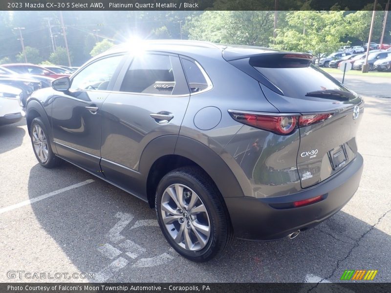 Platinum Quartz Metallic / Black 2023 Mazda CX-30 S Select AWD
