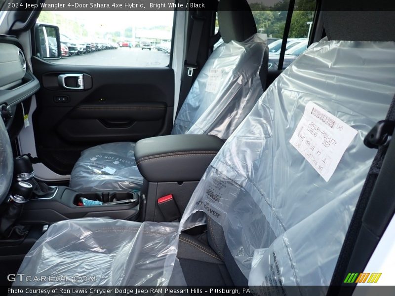 Bright White / Black 2024 Jeep Wrangler 4-Door Sahara 4xe Hybrid
