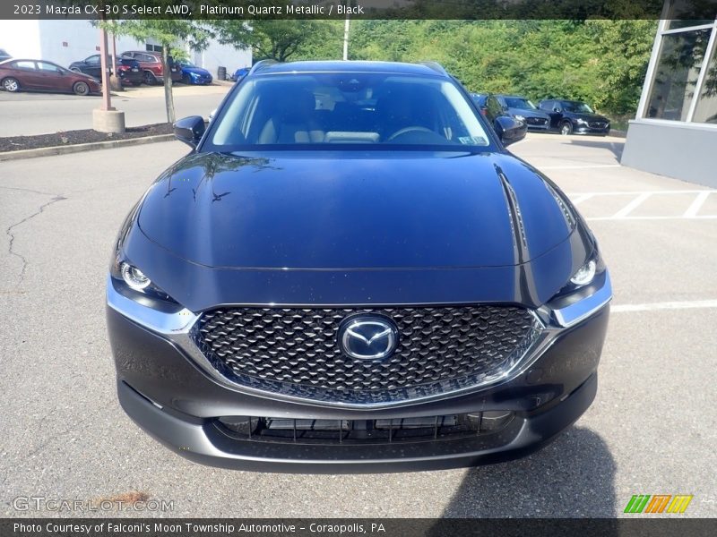 Platinum Quartz Metallic / Black 2023 Mazda CX-30 S Select AWD