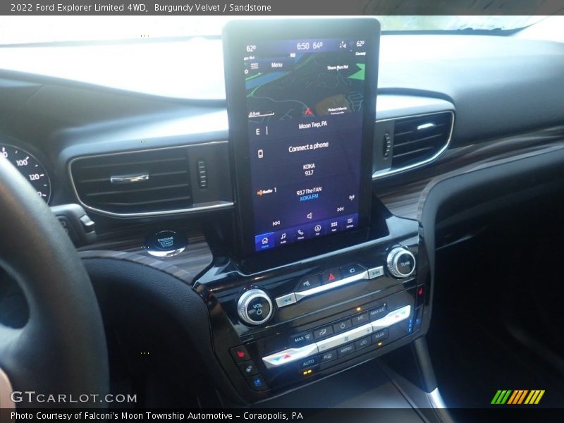 Burgundy Velvet / Sandstone 2022 Ford Explorer Limited 4WD