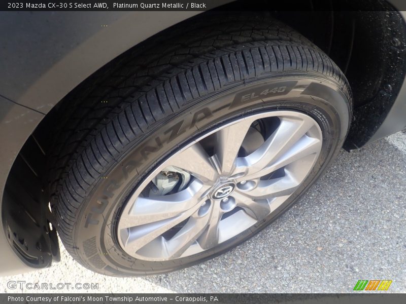 Platinum Quartz Metallic / Black 2023 Mazda CX-30 S Select AWD