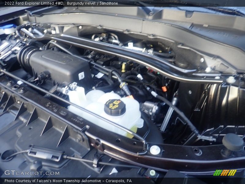 Burgundy Velvet / Sandstone 2022 Ford Explorer Limited 4WD