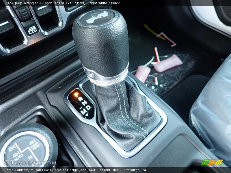 Bright White / Black 2024 Jeep Wrangler 4-Door Sahara 4xe Hybrid