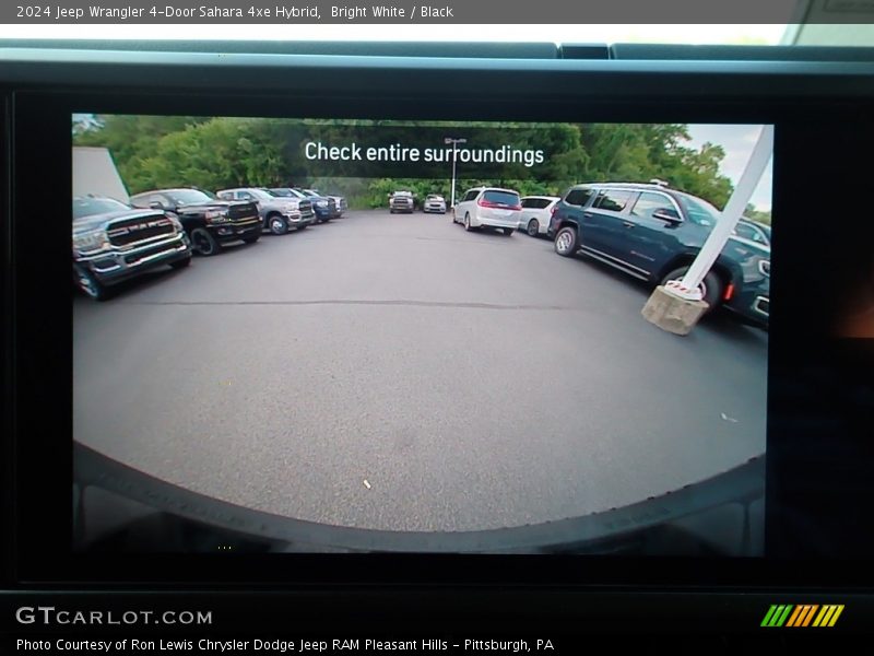 Bright White / Black 2024 Jeep Wrangler 4-Door Sahara 4xe Hybrid