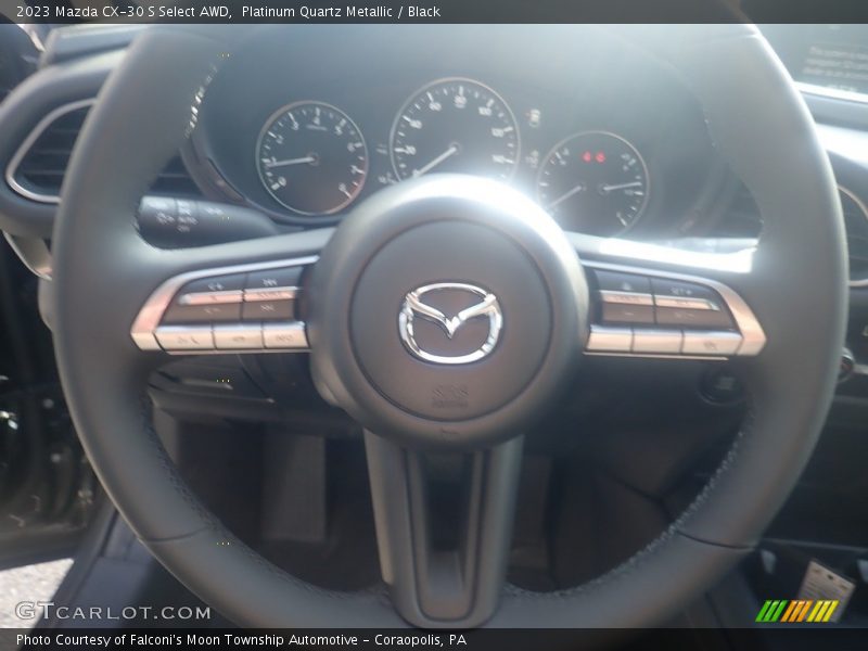 Platinum Quartz Metallic / Black 2023 Mazda CX-30 S Select AWD