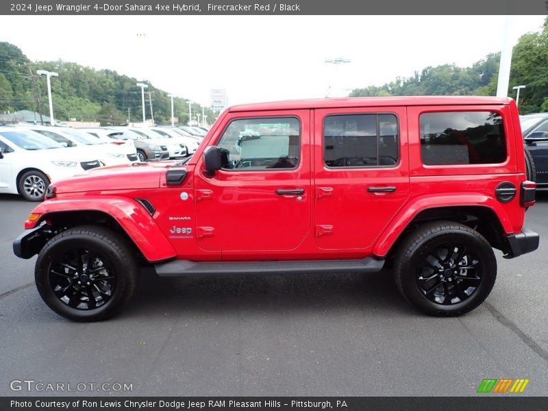  2024 Wrangler 4-Door Sahara 4xe Hybrid Firecracker Red