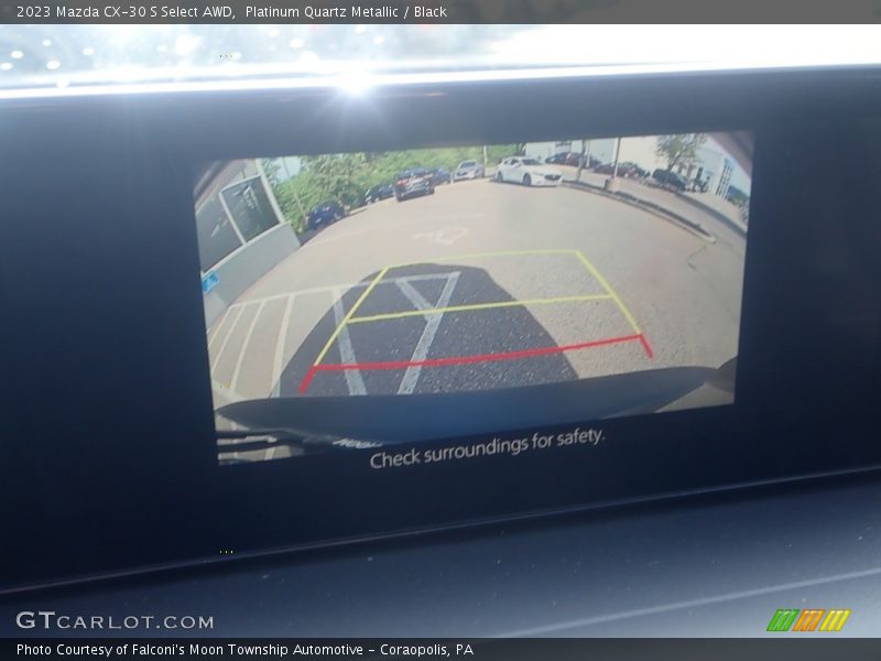 Platinum Quartz Metallic / Black 2023 Mazda CX-30 S Select AWD