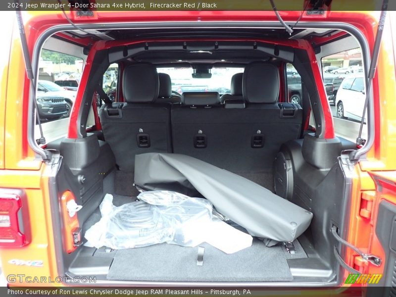 Firecracker Red / Black 2024 Jeep Wrangler 4-Door Sahara 4xe Hybrid