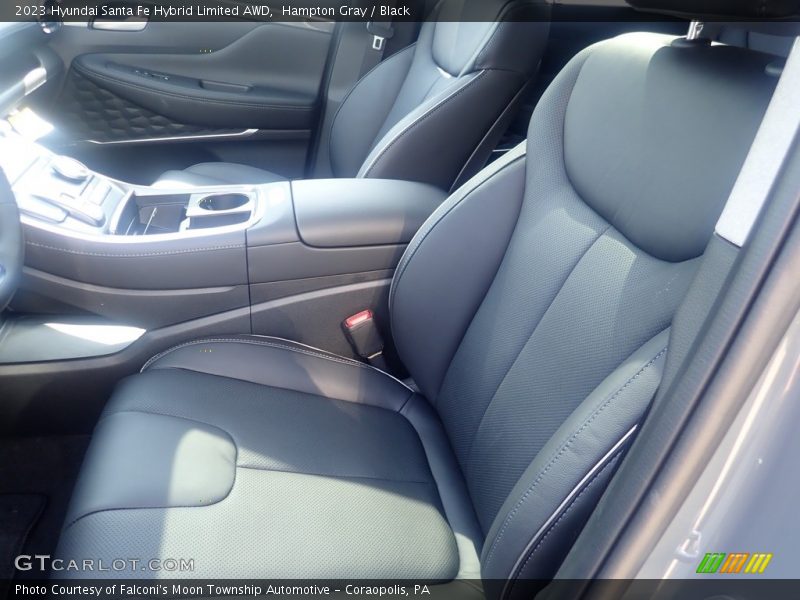 Hampton Gray / Black 2023 Hyundai Santa Fe Hybrid Limited AWD