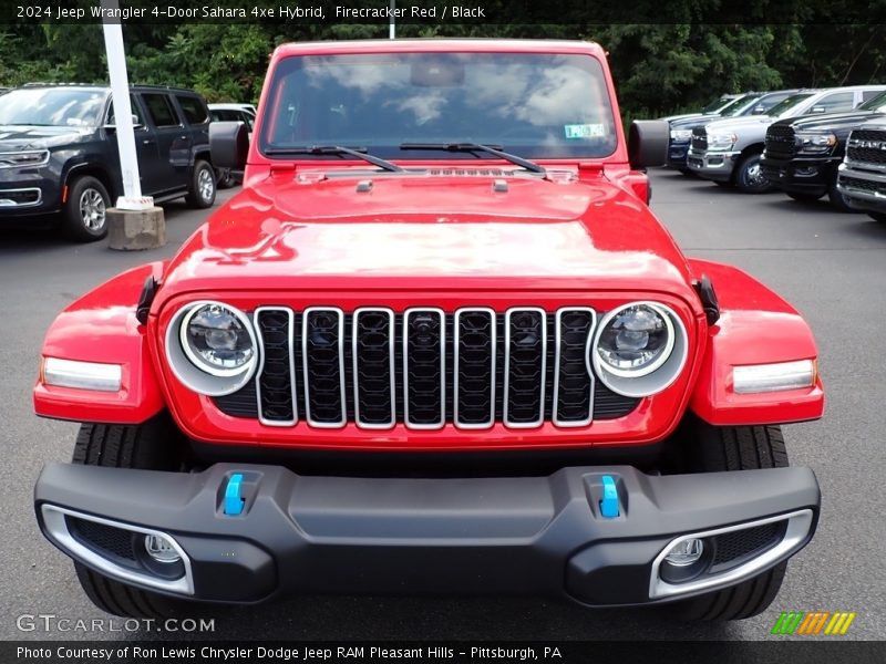  2024 Wrangler 4-Door Sahara 4xe Hybrid Firecracker Red