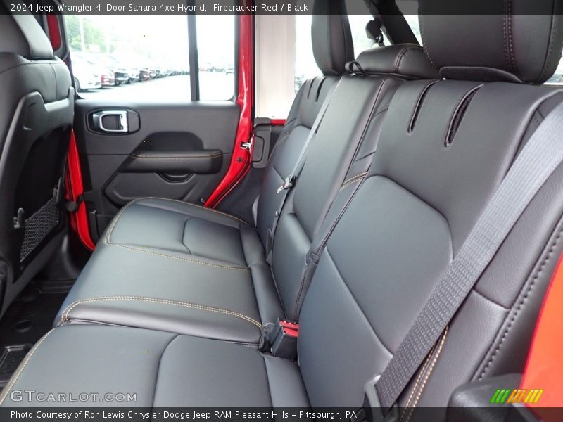 Rear Seat of 2024 Wrangler 4-Door Sahara 4xe Hybrid