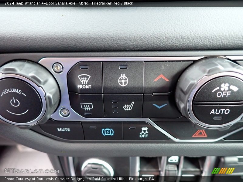 Firecracker Red / Black 2024 Jeep Wrangler 4-Door Sahara 4xe Hybrid
