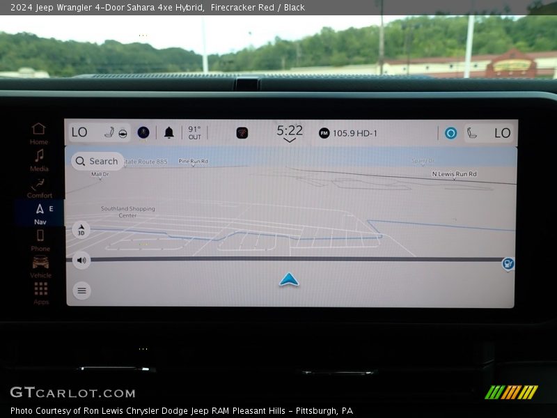 Firecracker Red / Black 2024 Jeep Wrangler 4-Door Sahara 4xe Hybrid