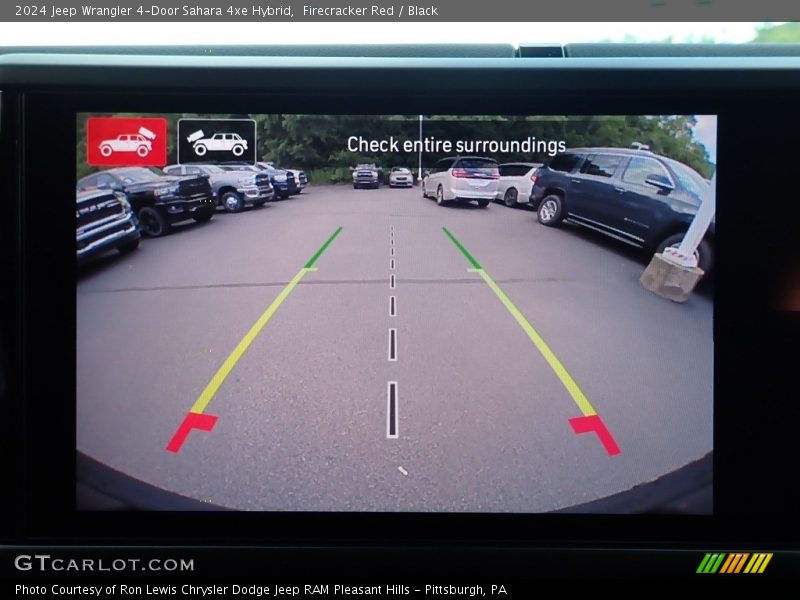 Firecracker Red / Black 2024 Jeep Wrangler 4-Door Sahara 4xe Hybrid