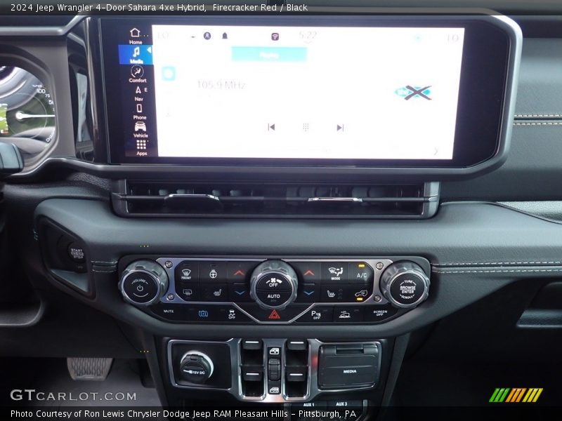 Firecracker Red / Black 2024 Jeep Wrangler 4-Door Sahara 4xe Hybrid