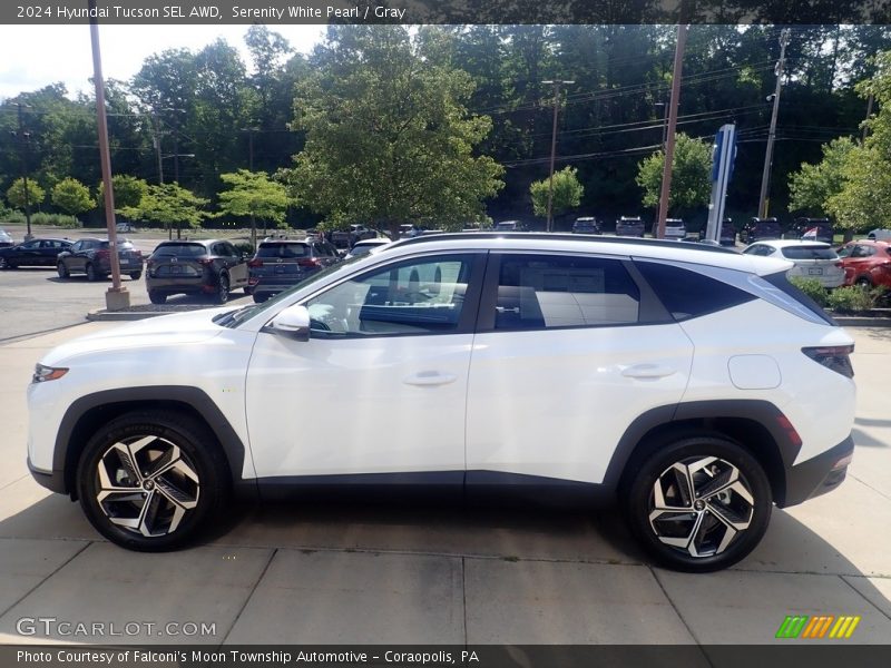  2024 Tucson SEL AWD Serenity White Pearl