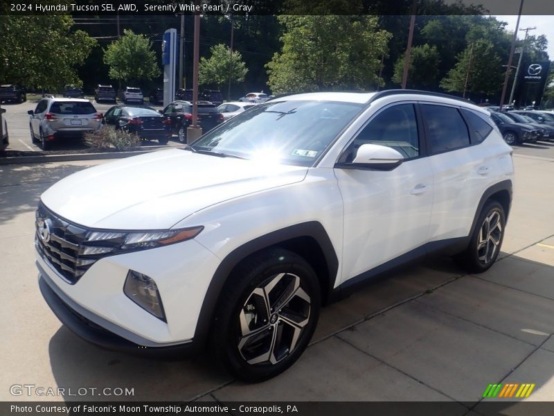 Front 3/4 View of 2024 Tucson SEL AWD