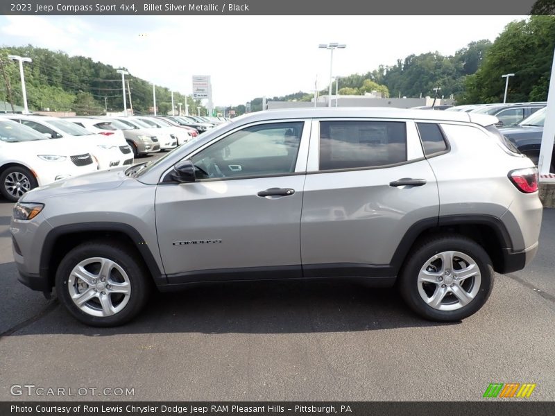 Billet Silver Metallic / Black 2023 Jeep Compass Sport 4x4