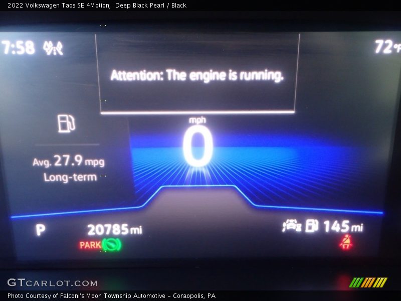 Deep Black Pearl / Black 2022 Volkswagen Taos SE 4Motion