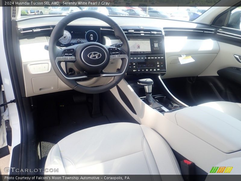  2024 Tucson SEL AWD Gray Interior