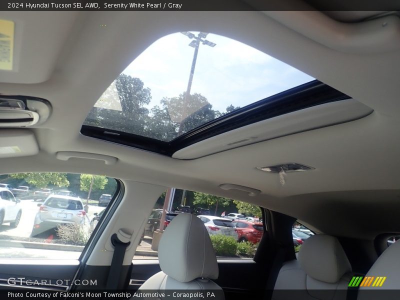 Sunroof of 2024 Tucson SEL AWD