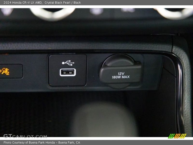 Crystal Black Pearl / Black 2024 Honda CR-V LX AWD