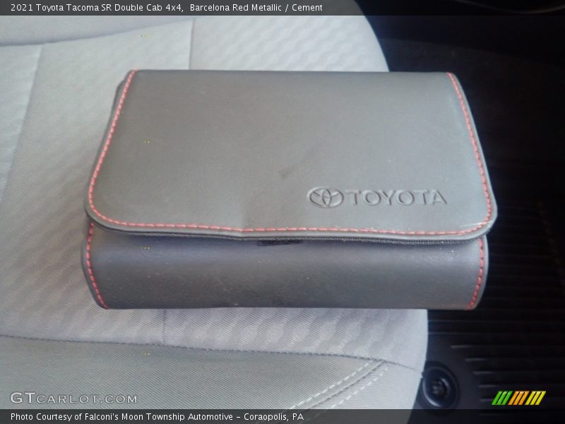Barcelona Red Metallic / Cement 2021 Toyota Tacoma SR Double Cab 4x4