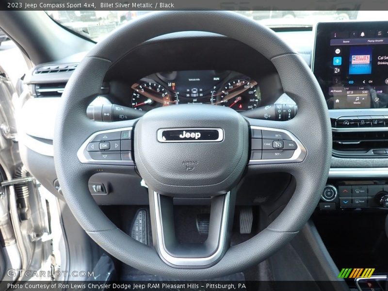 Billet Silver Metallic / Black 2023 Jeep Compass Sport 4x4