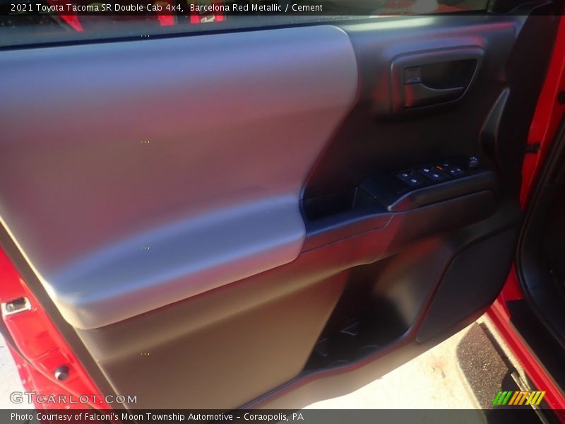 Barcelona Red Metallic / Cement 2021 Toyota Tacoma SR Double Cab 4x4